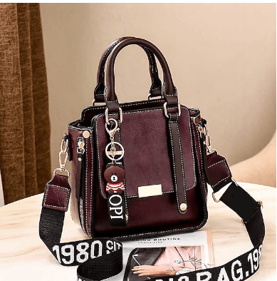 Bag Women 2022 New Fashion Retro PU Handbag