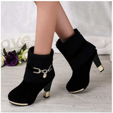 HOLIDAY โWomen's Boots Outdoor Daily Plus Size Booties Ankle Boots