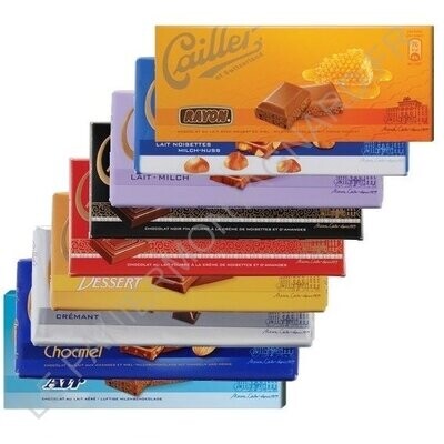 assortiment Cailler 9 tablettes