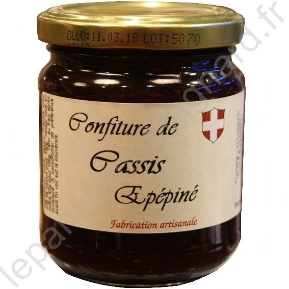 Confiture de cassis épépiné