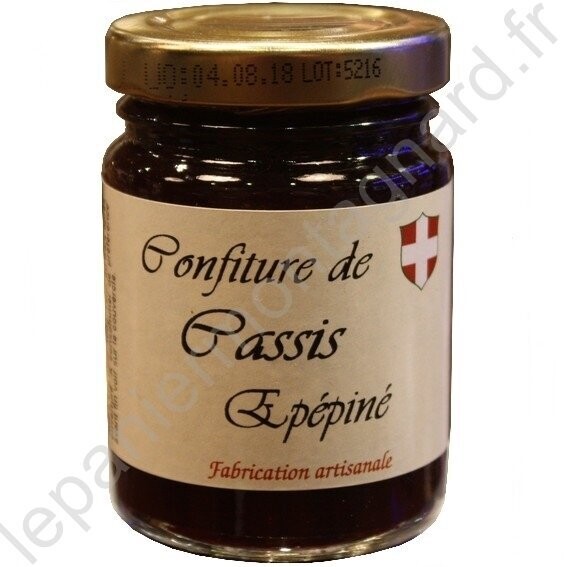 confiture cassis épépiné