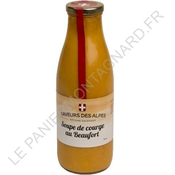 Soupe de courge au Beaufort