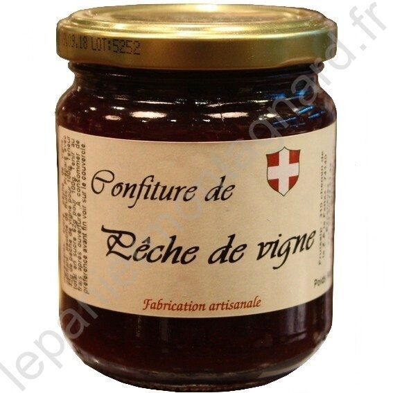 Confiture de pêche de vigne