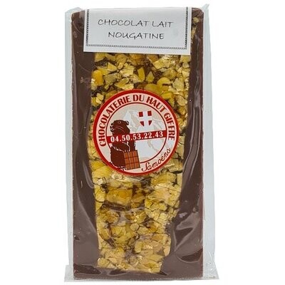 Tablette lait nougatine