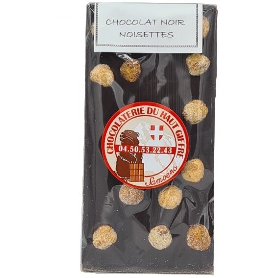 Tablette noir noisettes