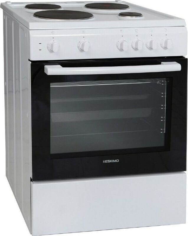 Eskimo Κουζίνα ES 4070 W 72lt με Εμαγιέ Εστίες Π60εκ. Λευκή