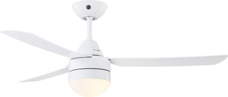 Bayside Megara Ανεμιστήρας Οροφής 122cm με Φως και Τηλεχειριστήριο Λευκός