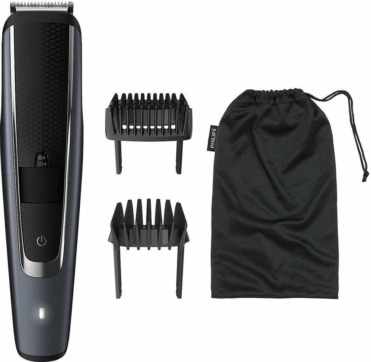 PHILIPS  Beardtrimmer Series 5000 Επαναφορτιζόμενη Κουρευτική Μηχανή Γκρι BT5502/16