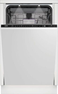 Beko BDIS38040A Πλήρως Εντοιχιζόμενο Πλυντήριο Πιάτων για 10 Σερβίτσια Π44.8xY81.8εκ. Λευκό