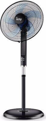 Izzy IZ-9004 Ανεμιστήρας Ορθοστάτης 70W Διαμέτρου 46cm με Τηλεχειριστήριο