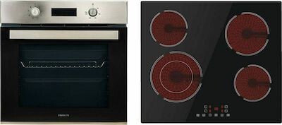 Davoline DSXO 8004 + BVC 6005 Φούρνος άνω Πάγκου 72lt με Κεραμικές Εστίες Π59.5εκ.