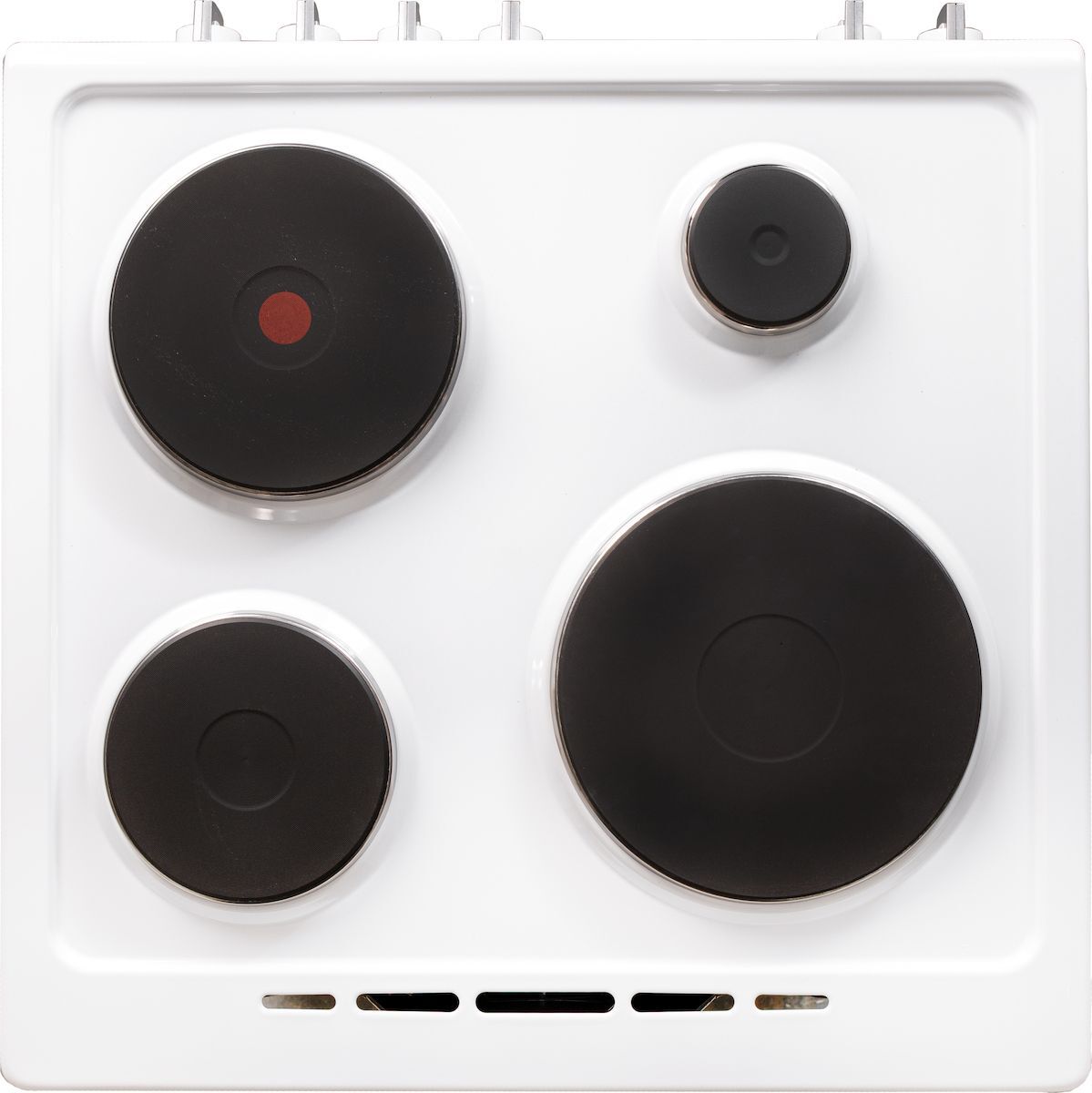 Davoline DAE 600 W Κουζίνα 72lt με Εμαγιέ Εστίες Π60εκ. Λευκή