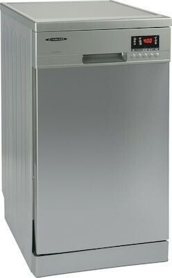 Carad LS45070X Ελεύθερο Πλυντήριο Πιάτων για 9 Σερβίτσια Π45xY84.5εκ. Inox