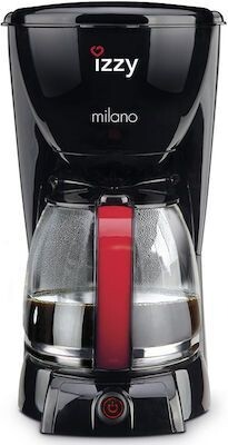 Izzy Milano 6616S Καφετιέρα Φίλτρου 1000W Black