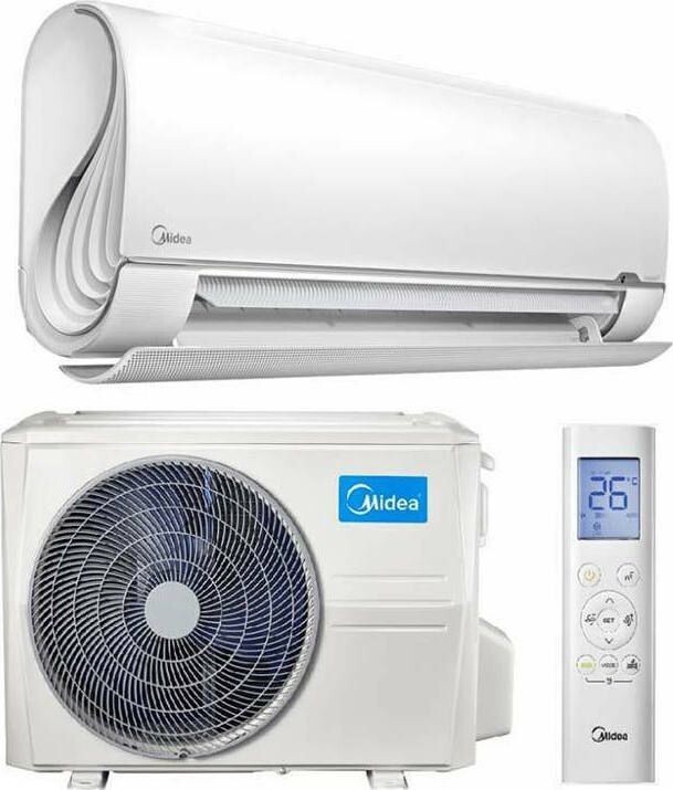 Midea Breezeless+ MSFAAU-09HRFN8/MOB01-09HFN8 Κλιματιστικό Inverter 9000 BTU A+++/A++ με WiF