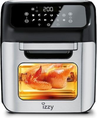 Izzy IZ-8205 Φριτέζα Αέρος με Αποσπώμενο Κάδο 12lt Ασημί