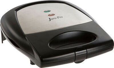 Juro-Pro ST-09B Τοστιέρα με Αποσπώμενες Πλάκες για 2 Τοστ 800W Μαύρη
