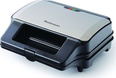 Rohnson R-2680 Τοστιέρα Γκριλιέρα με Αποσπώμενες Πλάκες 900W Inox