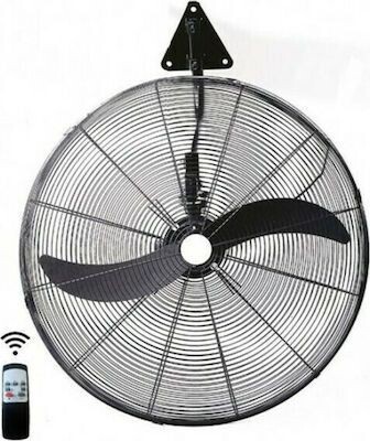 Mistral Plus FA-650W Επαγγελματικός Ανεμιστήρας Τοίχου 210W Διαμέτρου 65cm με Τηλεχειριστήριο