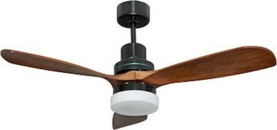 IQ CF-423 Ανεμιστήρας Οροφής 107cm με Τηλεχειριστήριο Μαύρος