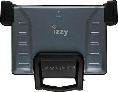 Izzy Greek Grill Τοστιέρα Γκριλιέρα με Αποσπώμενες Πλάκες 2100W Γκρι
