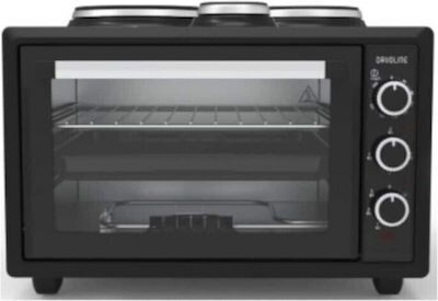 Davoline Fornetto 3403 AL/BL Ηλεκτρικό Φουρνάκι 34lt με 3 Εστίες