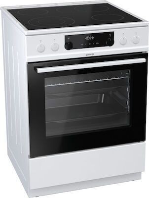 Gorenje EC6352WPA Κουζίνα 71lt με Κεραμικές Εστίες Π60εκ. Λευκή