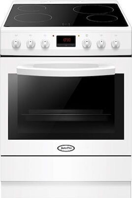 Juro-Pro HK7211WA Κουζίνα 77lt με Κεραμικές Εστίες Π60εκ. Λευκή