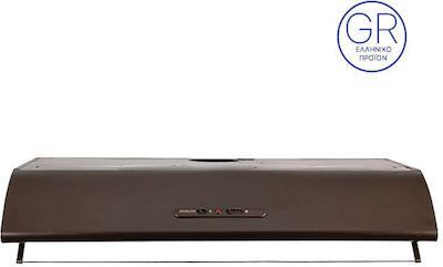 Davoline Olympia 260 Lux 2M Ελεύθερος Απορροφητήρας 60cm Καφέ-Λευκός