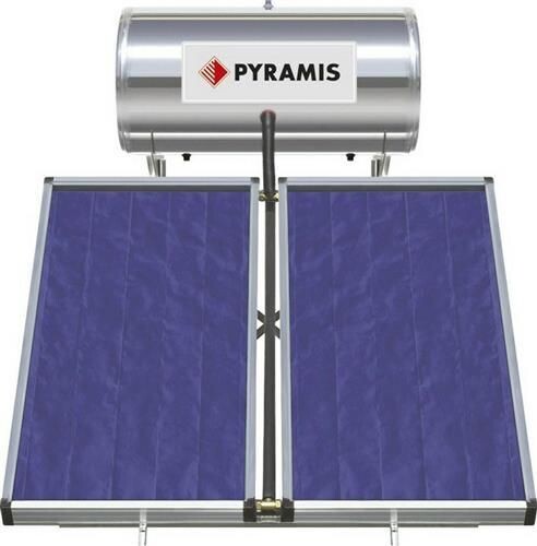 Pyramis 200 lt Επιλεκτικού Συλλέκτη 4m2 Τριπλής Ενέργειας