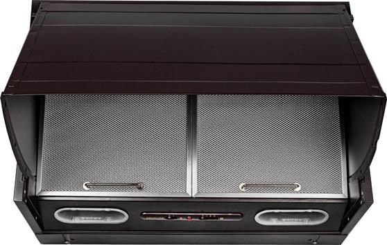 Davoline P141D 060 Πτυσσόμενος Απορροφητήρας 59.9cm Λευκός -Καφέ