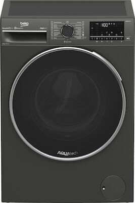 Beko B3WF U 510418 M Πλυντήριο Ρούχων 10kg 1400 Στροφών Μαύρο