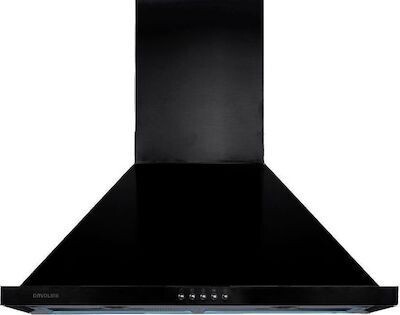 Davoline KOS HPC Απορροφητήρας Καμινάδα 60cm Μαύρος