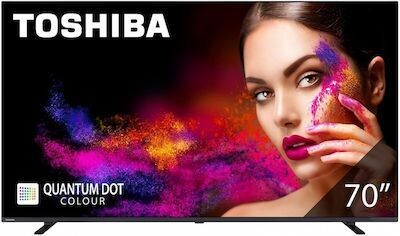 Toshiba Smart Τηλεόραση 70" 4K UHD QLED 70QA4C63DG HDR (2023)