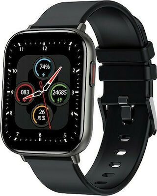 HiFuture Futurefit Ultra Smartwatch με Παλμογράφο (Μαύρο)