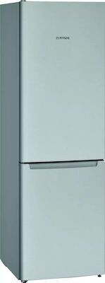 Pitsos PKNB36NLE0 Ψυγειοκαταψύκτης 305lt Total NoFrost Υ186xΠ60xΒ66εκ. Inox