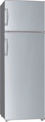 Davoline Ψυγείο Δίπορτο 248lt Υ164.5xΠ55xΒ58εκ. Inox
