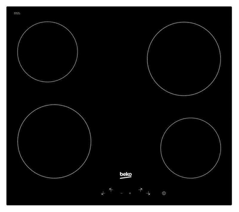 Beko HIC 64400 E Κεραμική Εστία Αυτόνομη με Λειτουργία Κλειδώματος 58x51εκ