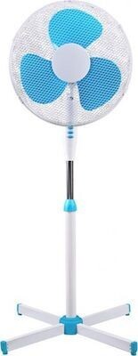Newest FS-40-1 Ανεμιστήρας Ορθοστάτης 50W Διαμέτρου 40cm-Blue-White