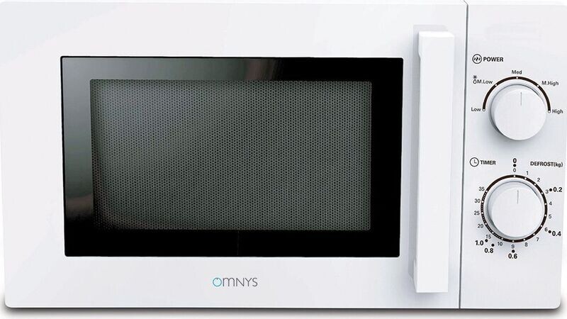 Omnys MWN-MM72021W Φούρνος Μικροκυμάτων 20lt Λευκός- Μαύρος