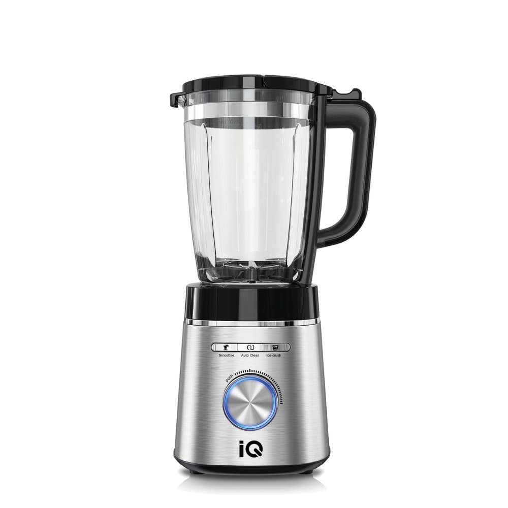 IQ BL-415 INOX ΜΠΛΕΝΤΕΡ ΓΙΑ SMOOTHIES ΜΕ ΓΥΑΛΙΝΗ ΚΑΝΑΤΑ 1.75LT 1400W