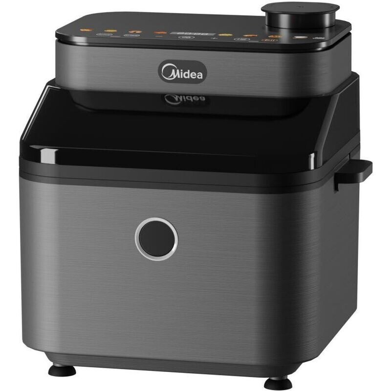 Midea Φριτέζα Αέρος με Αποσπώμενο Κάδο 7.5lt Μαύρη MF-CY75A2