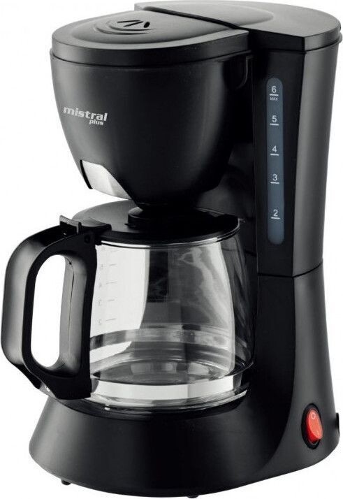 Mistral Plus Καφετιέρα Φίλτρου 600W Black