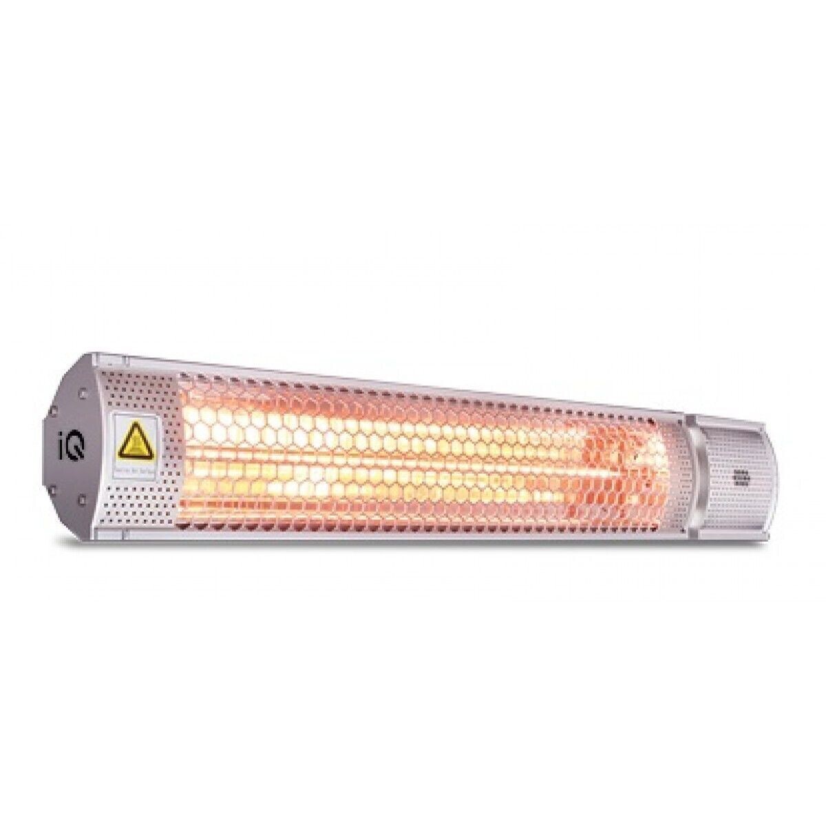 IQ Επιτοίχια Σόμπα Carbon Μπάνιου 2000W Silver