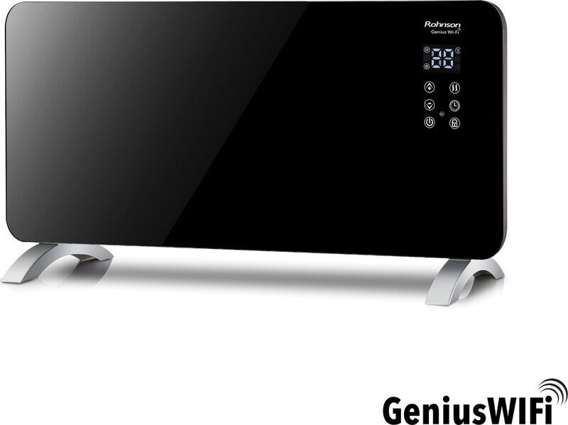 Rohnson R-028  Θερμοπομπός Δαπέδου 2000W με Ηλεκτρονικό Θερμοστάτη και WiFi 92x38cm