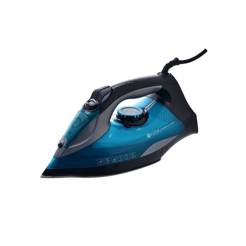 Estia Ceramica Σίδερο Ατμού 3100W με Κεραμική Πλάκα και Συνεχόμενη Παροχή 20gr/min