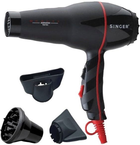 Singer Beauty AC Ionic Επαγγελματικό Πιστολάκι Μαλλιών 2200W