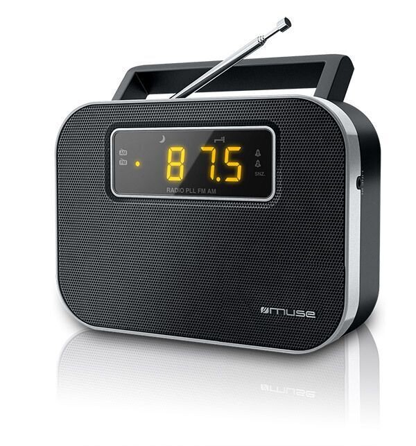 Muse M-081 R Επιτραπέζιο Ραδιόφωνο Ρεύματος / Μπαταρίας Μαύρο