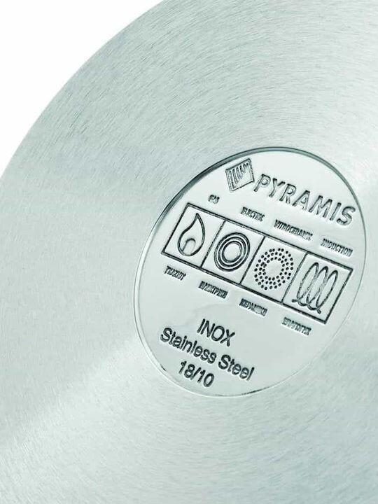 Pyramis Zeon Βαθιά Ανοξείδωτη Κατσαρόλα 3.5lt / 20cm