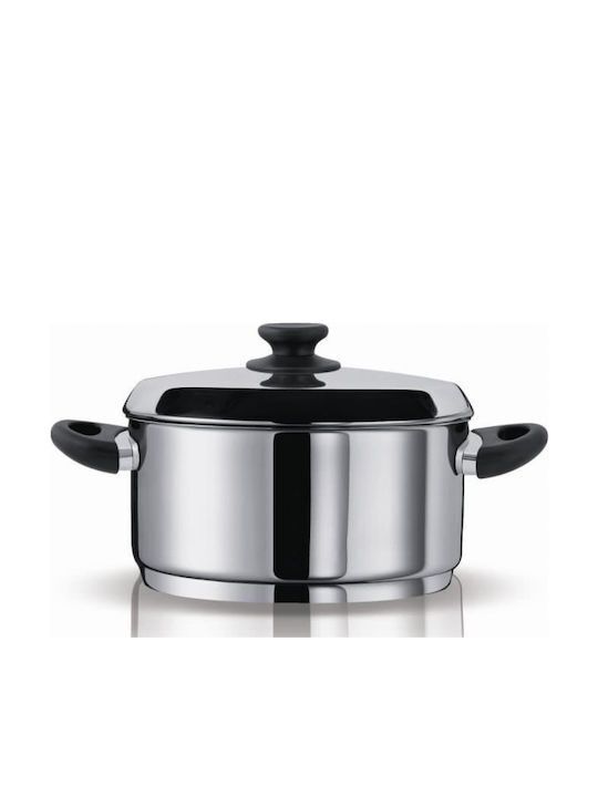 Pyramis Zeon Βαθιά Ανοξείδωτη Κατσαρόλα 4.2lt / 22cm